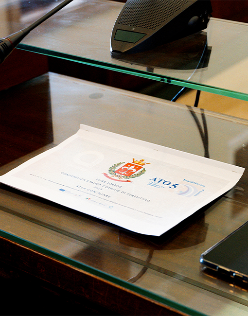 Presentazione progetto PNRR idrico nei Comuni di Frosinone, Cervaro e Ferentino 